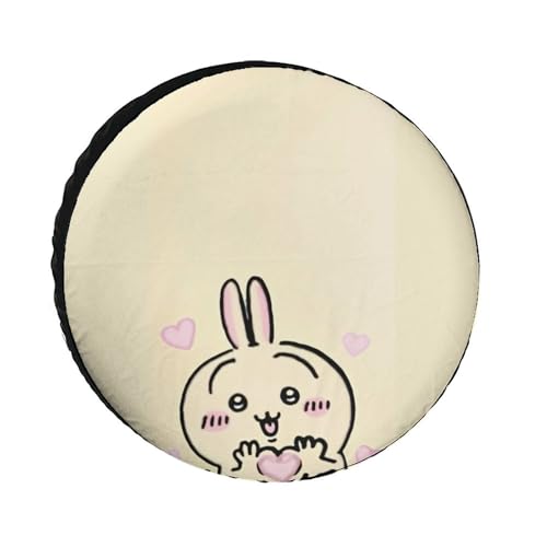 タイヤカバー ちいかわ スペアタイヤカバー タイヤトート タイヤ収納 タイヤ タイヤバッグ タイヤプロテクター 車用 12-18インチ カー用品 背面カバー 雨よけカバー 防水防塵 保護カバー タイヤ 保管カバー 屋外 軽自動車 防水生地 防紫外線 日焼け