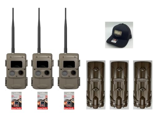 Cuddeback Cuddelink 3 Long Range IR L Series Cameras 3 Battery Power Banks 3 16GB SD Cards New