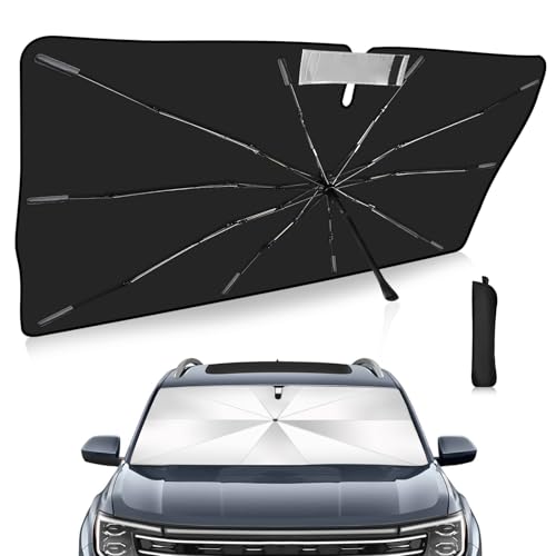 Veenjoy Windshield Sun Shade Umbrella Custom Fit VW Atlas 2018-2024 2025 2026 Foldable UV Protection...