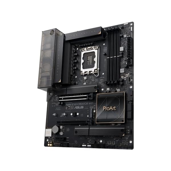 ASUS PROART B760-CREATOR WiFi Mainboard Sockel Intel LGA1700 (ATX, PCIe 5.0, DDR5 Speicher, WiFi 6, 3X M.2, USB 3.2 Gen2x2, für Content Creator) – Bild 5