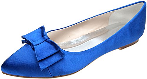 Chaussures plates bout pointu femme bleu ballerines taille 39 confort