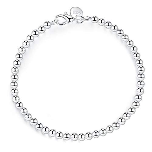 AMTBBK 925 Sterlingsilber Damen Armkette Armband, Damen Armband S925...