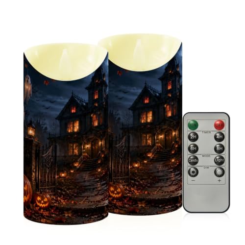 Velas votivas a pilas para decoración de salón y terraza con luces LED Castle intermitentes