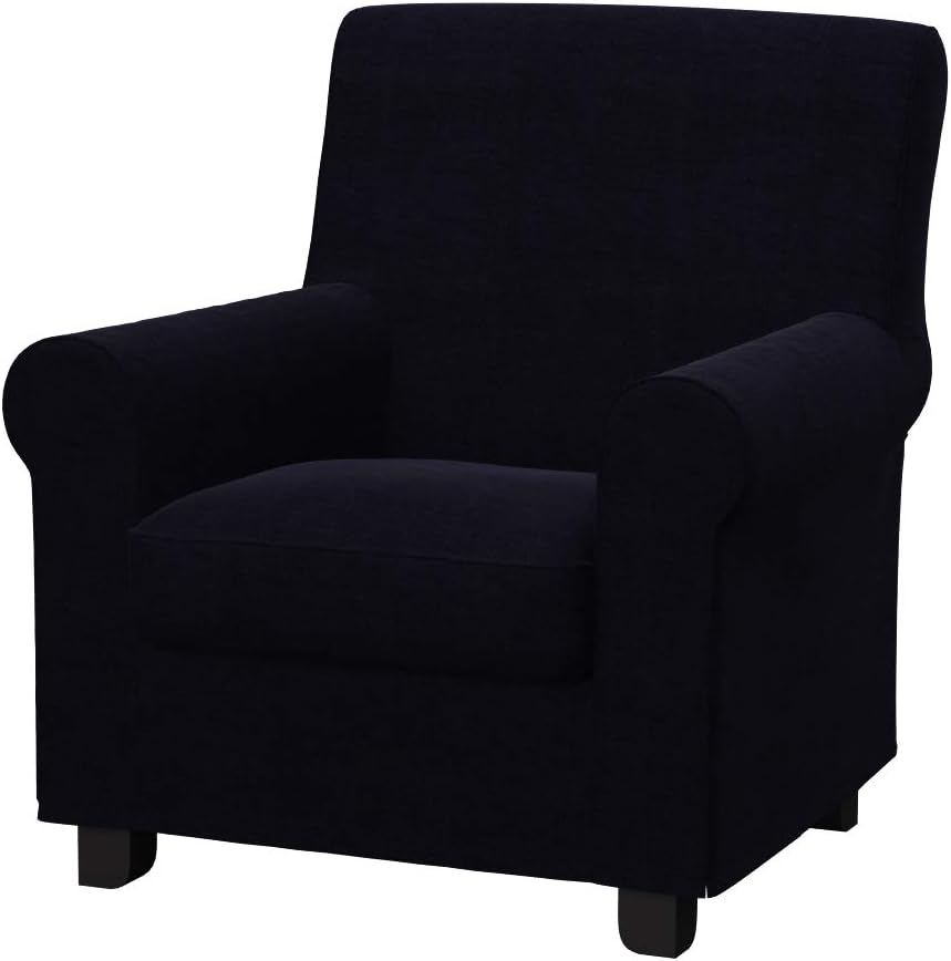 Soferia Replacement Compatible Cover for Gronlid Armchair, Fabric Elegance Black