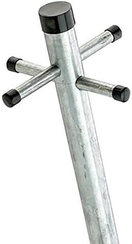 WatsonLok 2.4m/8ft One Piece Washing Line Clothes Post Galvanised