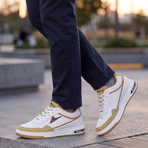 Image of Men's Stylish Sneakers for Man Chunky Street Style Casual Lace Up Shoes for Men Comfortable Sneakers for Boys Lightweight Casual Sneaker Shoe for Men