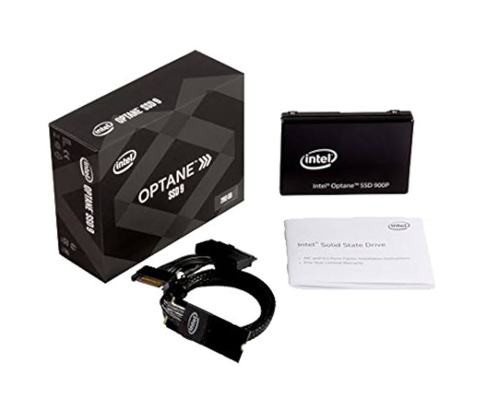 Amazon | intel 905P 480GB 2.5inch M.2 Adapter Cable付属