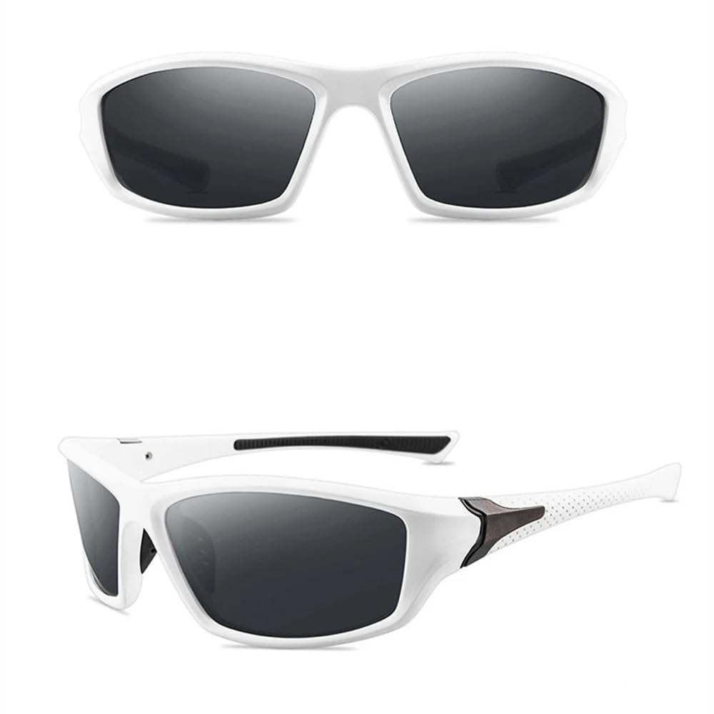 Męskie jednoczęściowe okulary przeciwsłoneczne Ochrona UV400 do jazdy, stylowe okulary