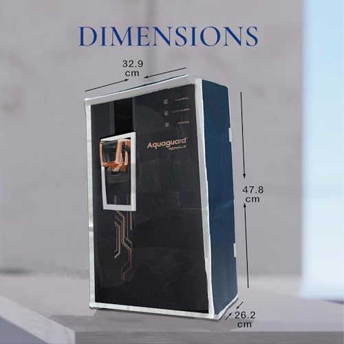 Image of Alora Body Protective Cover For Aquaguard Ritz & Aquaguard Royale RO+UV+Active Copper Tech Water Purifier Model, Lightweight & Durable Cover, Easy Installation.
