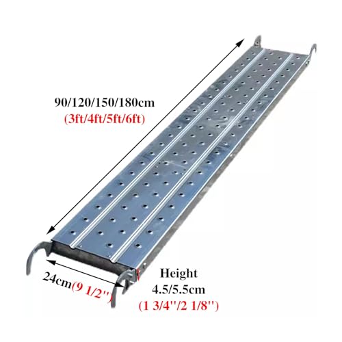 Andamio para mantenimiento del hogar con tablas extensibles para pintar techos 3