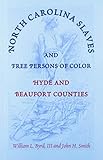 North Carolina Slaves and Free Persons of Color Hyde and Beaufort Counties