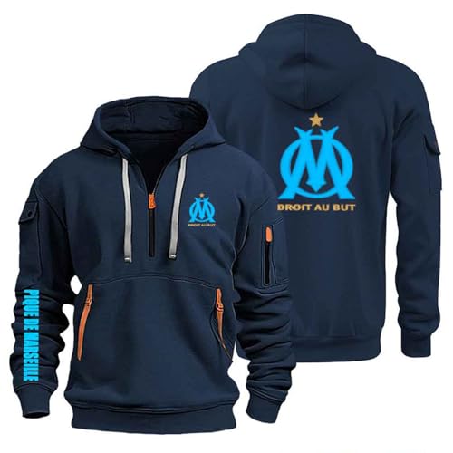 Pull pour P.d. Marseille décontracté parfait pour les soirées fraîches et les matchs
