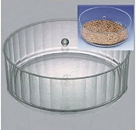 Passover Pesach Lucite Round Matzah Box with Cover/Size Large