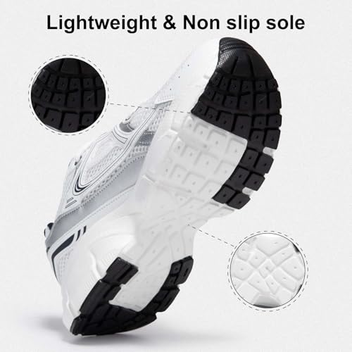 BAASPLOA Women's Chunky Fashion Sneakers Casual Sports Shoes Mesh Breathable Athletic Gym Workout Tennis Shoe Platform Thick Walking Shoes - Image 5