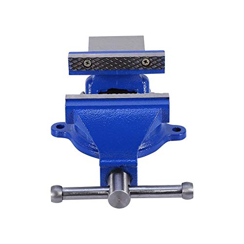 Robuster 4-Zoll Schraubstock Mit 100mm Backen - Drehbar Für Werkbank & Schleifarbeiten