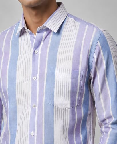 EXOTICA STYLE Store EXOTICA STYLE Men's Blue Striped Shirt - Image 5