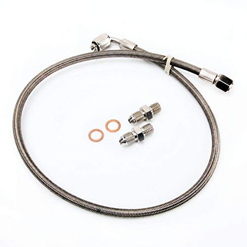 Kinugawa Turbo Oil Feed Line Kit Compatible With Mazda 323 Gtx Mx-5 Miata W/g...