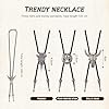 Riceel Bolo Krawatte, 3 Stück Bolo Tie Western Krawatten Cowboy und Cowgirl Tie Retro-Trend Western Cowboy Krawatte Leder Rodeo Anhänger für Herren und Damen #1