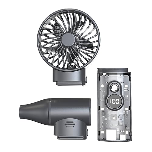 Vastarry Compressed air Duster 100,000 RPM High-Speed Turbo Fan with 35m/s Airflow, 10,000mAh Power Bank Function for Computer Dusting and BBQ Ignition -  SY-002