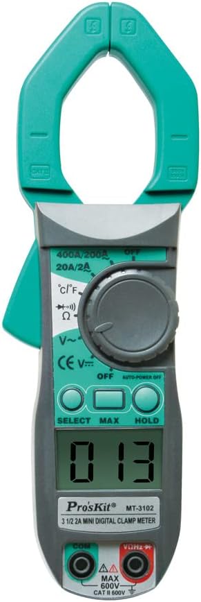 Miniatura 2 de Pro'sKit MT-3102 Medidor de abrazadera digital inteligente multímetro electricista profesional Multímetro de resistencia de corriente continua