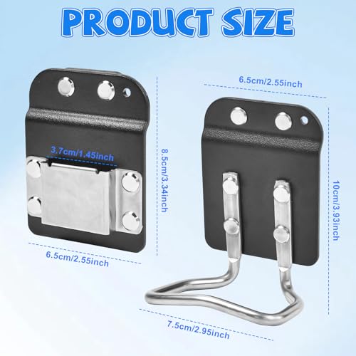 Elyyapt HammerCatcher-Hammer Holder Streamlined Hammer Holster Hammers Loop Fit Up to 2" Tool Belt, Drill Holder for Tool Belt, Quick Response Drill Belt Clip Tape Measure Holder for Impact Driver 2 Elyyapt HammerCatcher-Hammer Holder Streamlined Hammer Holster Hammers Loop Fit Up to 2" Tool Belt, Drill Holder for Tool Belt, Quick Response Drill Belt Clip Tape Measure Holder for Impact Driver - Image 2