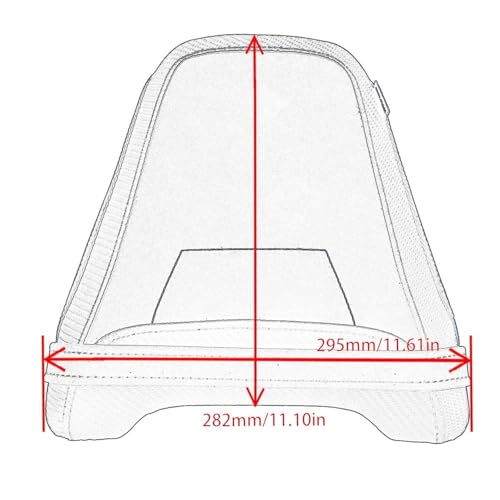 Coussin passager CB650R pour optimiser le confort moto sur longs trajets - 3