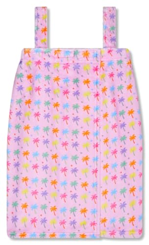 Image of iscream Big Girls' Silky Soft Plush Spa Wrap for Home, Travel, Summer Camp - Twist & Shout Collection