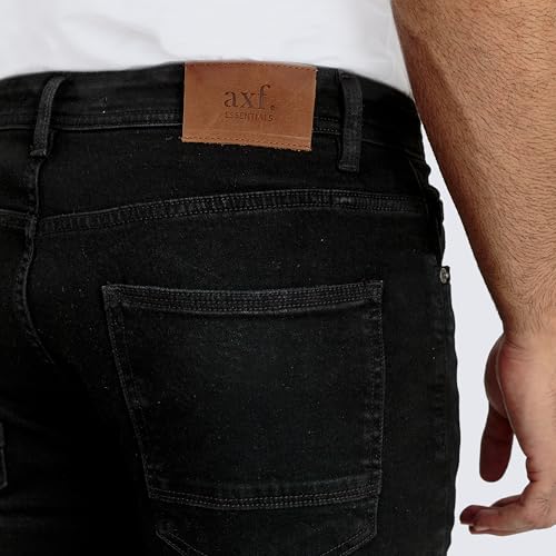 Essentials Men’s Skinny and Stretch Ripped Jeans for Men, Fashion Straight Leg Comfort Flex Waist Casual Pants3