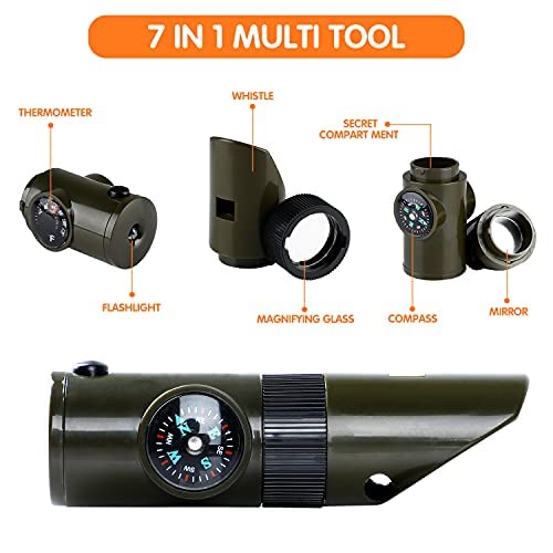 INNOCHEER-Explorer-Kit-Bug-Catcher-Kit-for-Kids-Outdoor-Exploration-with-Vest-Binocular-Magnifying-Glass-Hand-Crank-Flashlight-Whistle-Bug-Collector-Bag-for-Boys-Girls-iEOrangeiaE