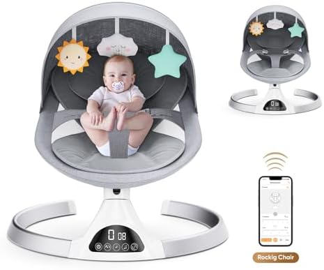 Elektrische Babywippe Isipisi Babyschaukel Schmetterling - Indoor & Outdoor  Schaukel Fr Babys 6 Monate Bis 5 Jahre Babyschaukel Indoor