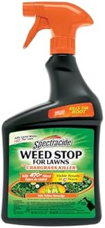 Spectracide Weed Stop For Lawns Plus Crabgrass Killer, Ready-To-Use Spray Kills More Than 470 Types Of Weeds As Listed Including Dandelion, Chickweed, Clover, Crabgrass And Yellow Nutsedge, 32 Ounces
