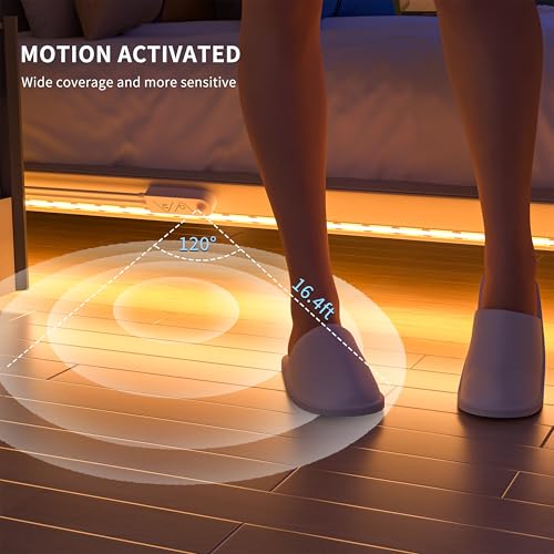 Tira LED USB COB con sensor de movimiento 3m 2700K miniatura 4