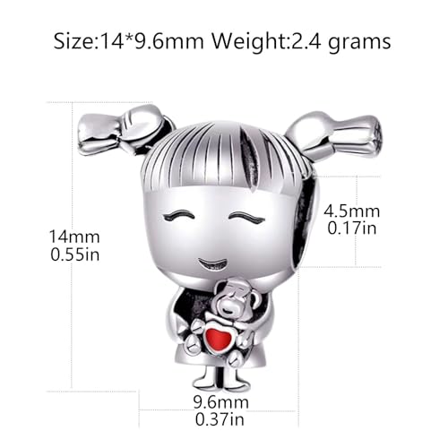 Lucky Boy Sterling Silver Child Birthday Love Charm for Pandora Charm Bracelet2