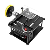 Mini Table Saw,Mini Multi-Functional Table Saw with Blade,Home Multifunctional DIY Model Cutter Electric Bench Saw Kit for Glass, Metal, Ceramics
