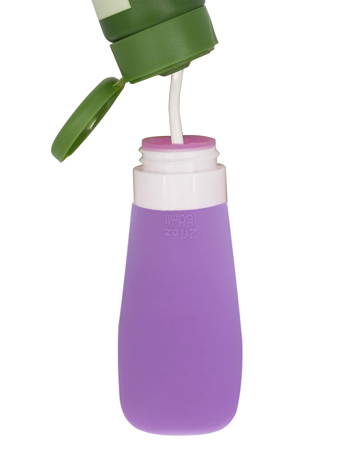 Kit 8 Flacons De Voyage Silicone PYJR - 4x89ml + 4x10ml - Anti-Fuites - Approuvé TSA