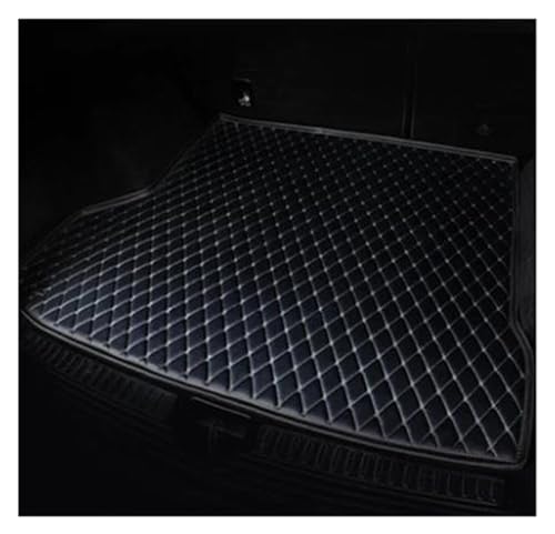 Tapis Coffre Voiture Cuir Noir Plateau Bagages Tesla Model S 2015