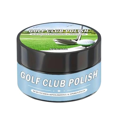 Générique Polish pour Fers De Golf 30g,Kit De Nettoyage pour Clubs - Baume Anti-Rouille pour Prolonger La Durée De Vie Préparation Tournoi Débutants...