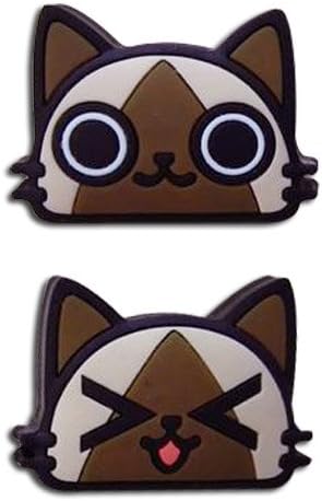 Great Eastern Entertainment Monster Hunter - Juego de pines de PVC Airou, 2 pulgadas, multicolor