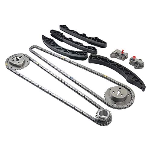 Weonefit Timing Chain Kit (Chain + Tensioner + Rail) - Replacement for Subaru Forester Impreza BRZ WRX XV/Scion FR-S FA20 OE# 13143AA110 13142AA103 13141AA080