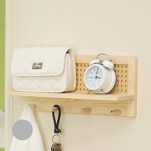 Étagère murale avec crochets pour optimiser les petits couloirs - 4