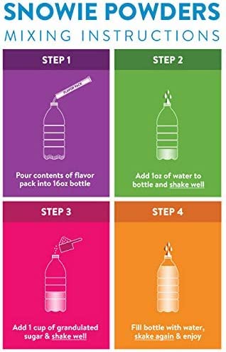 Little Snowie Max Snow Cone Machine - Premium Shaved Ice Maker, With Powder Sticks Syrup Mix, 6-Stick Kit, Black #TOP4