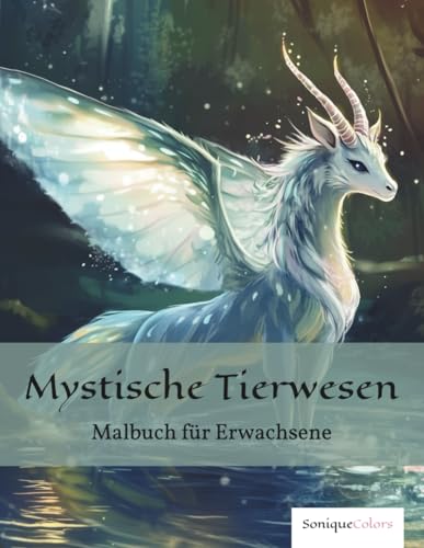 Mystische Tierwesen – Malbuch für Erwachsene: 50 einzigartige Motive von fantastischen Tierwesen für ein kreatives Ausmalerlebnis und magische Stunden voller Fantasie