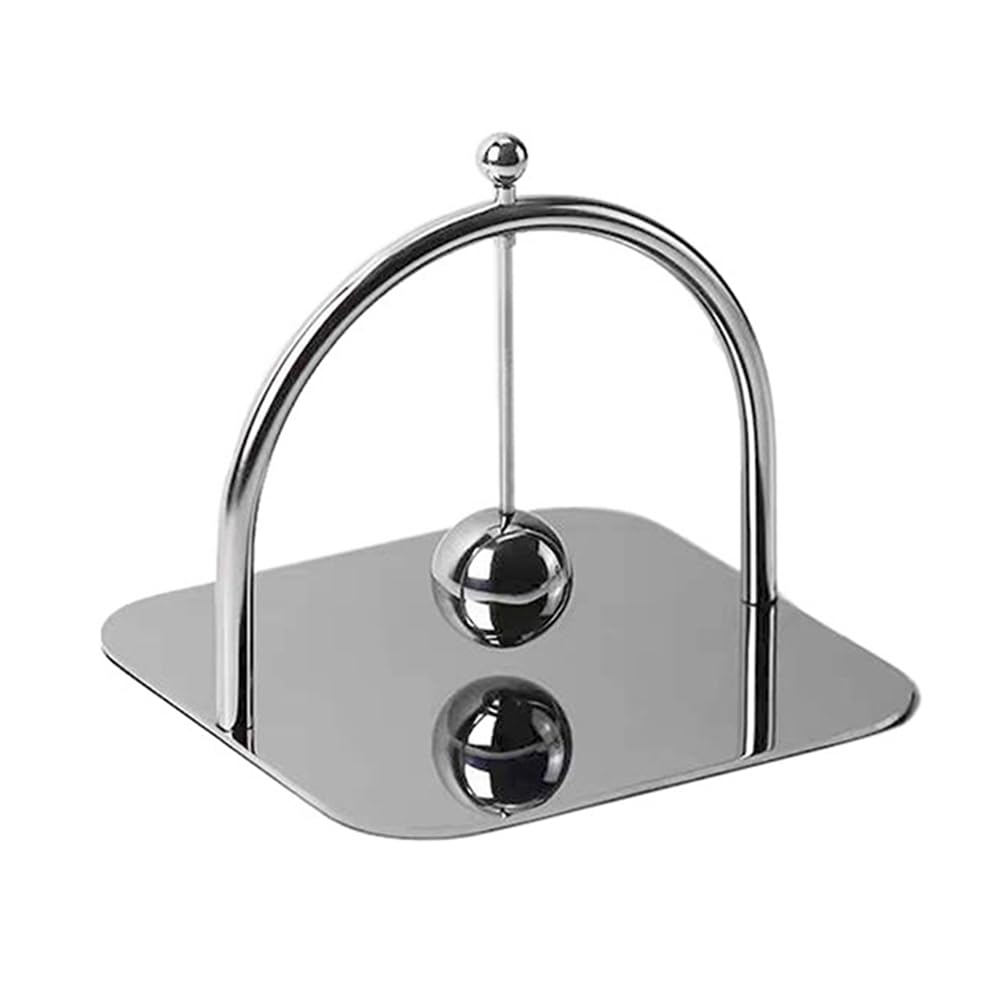 Vjsujehgy Napkin Holder with Weighted Arm Modern Napkin Rack Square Napkin Stand for Kitchen Countertop Dinning Table Picnics