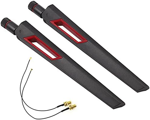 Kaxofang Cavo 2X8Dbi Dual Band M 2 IPEX MHF4 U Fl per Antenna WiFi Pigtail RP SMA per Scheda AX210 AX200 9260 9560 NGFF