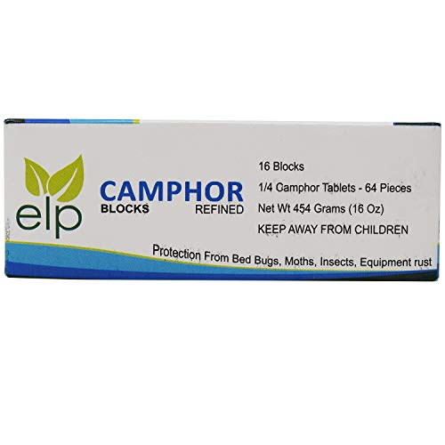 Camphor Blocks Refined 16 Blocks (64 Tablets) #TOP2