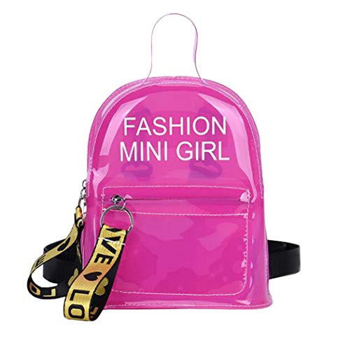 COOFIT Mochila De Mujer PVC CláSico Casual Bolsa para Escuela Viaje NiñA