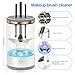 Electric Makeup Brush Cleaner Machine, Efficient Makeup Brush Cleaner for All Brush Types, Keeps Brushes Hygienic and Skin Healthy，1 Pack - White
