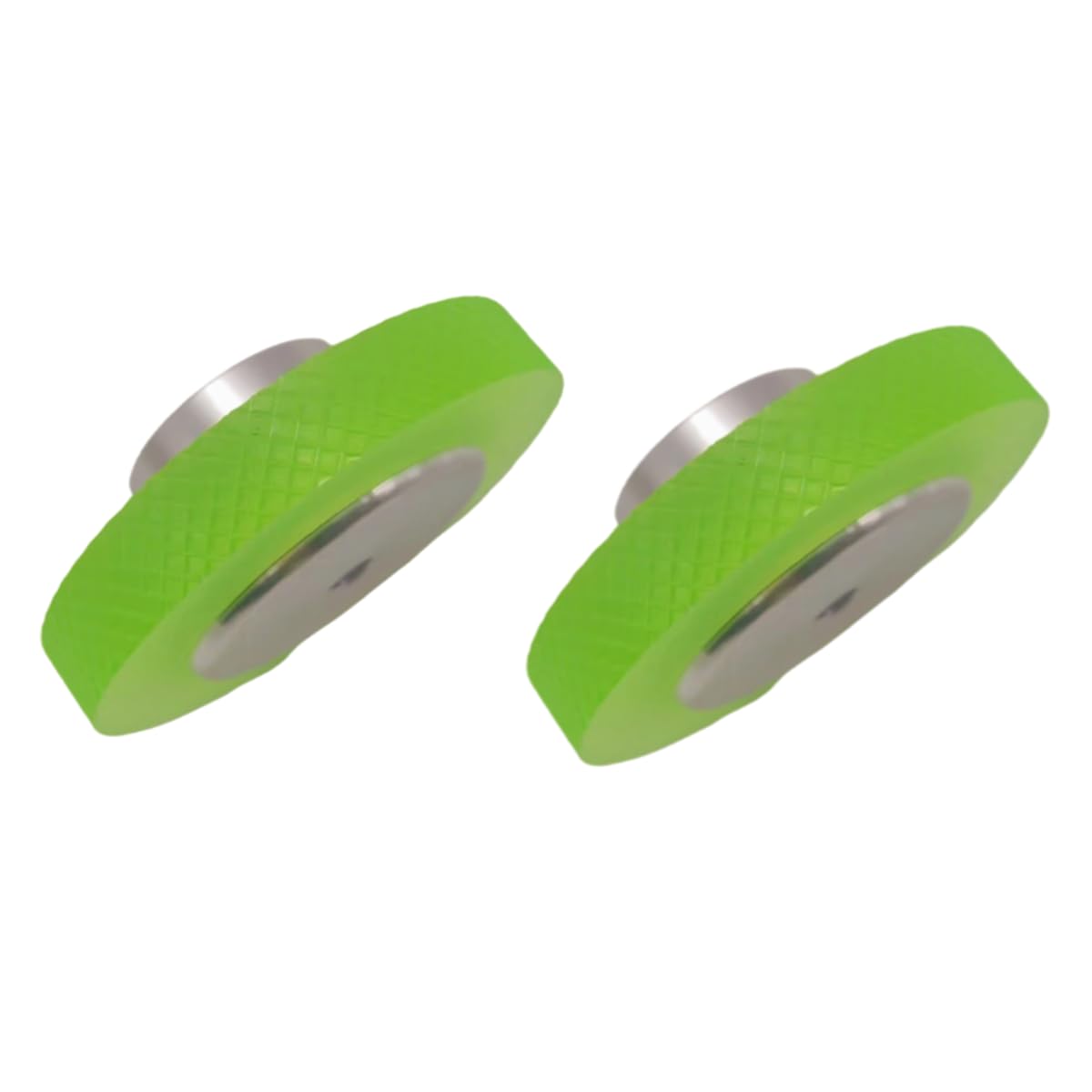 2PCS Industrial Encoder Meter Measuring Roller Rubber Wheel Wear-Resistant Non-Slip Polyurethane Synchronizer Wheel for Rotary Encoder (New Perimeter