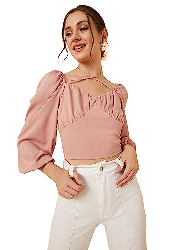 Image of Rare Women's Solid Slim Fit Blouse