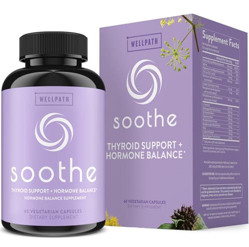 Soothe Thyroid Support & Adrenal Support Supplement - Cortisol Manager - Supports...
